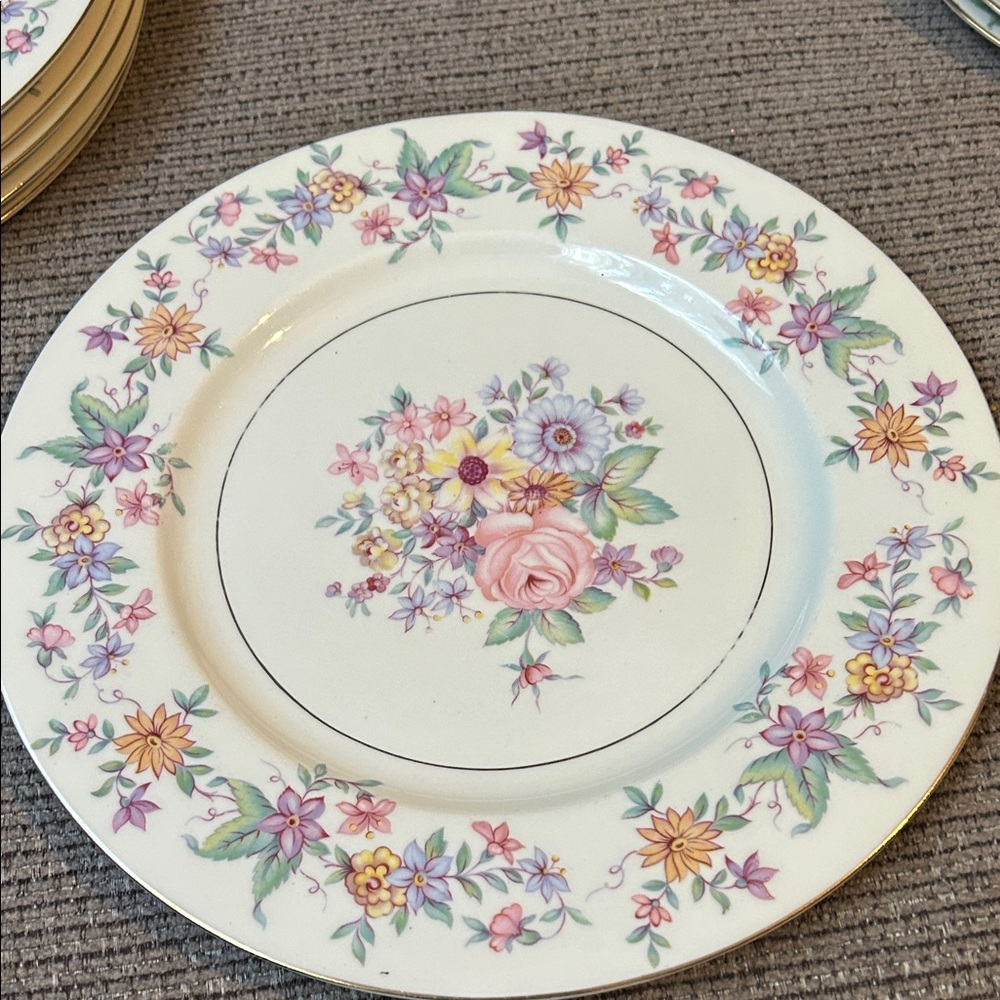 Floral Elegance Dinner Plate set of 5